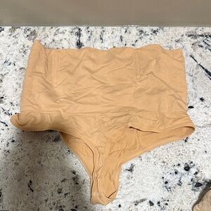 High-Waisted Tan Shapewear